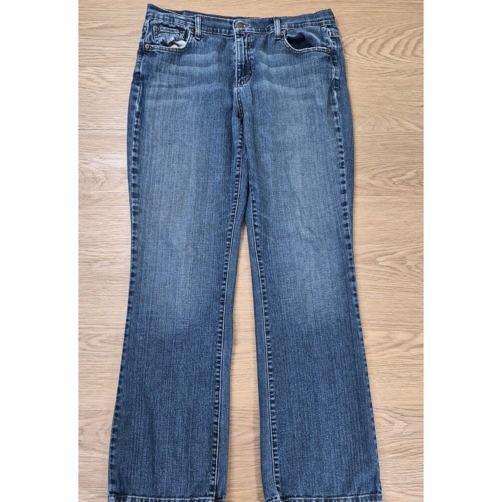 Levis Jeans 515 Bootcut Womens 14 Long Distressed Y2K Flared Whiskered Y2K 34x31
